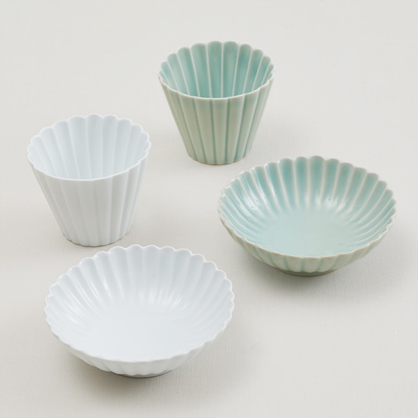 波佐見焼 輪花小鉢 白｜鉢・ボウル｜料理家 栗原はるみ レシピ