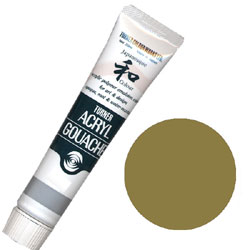 ターナー アクリルガッシュ 20ml ジャパネスクカラー 青金 (あおきん