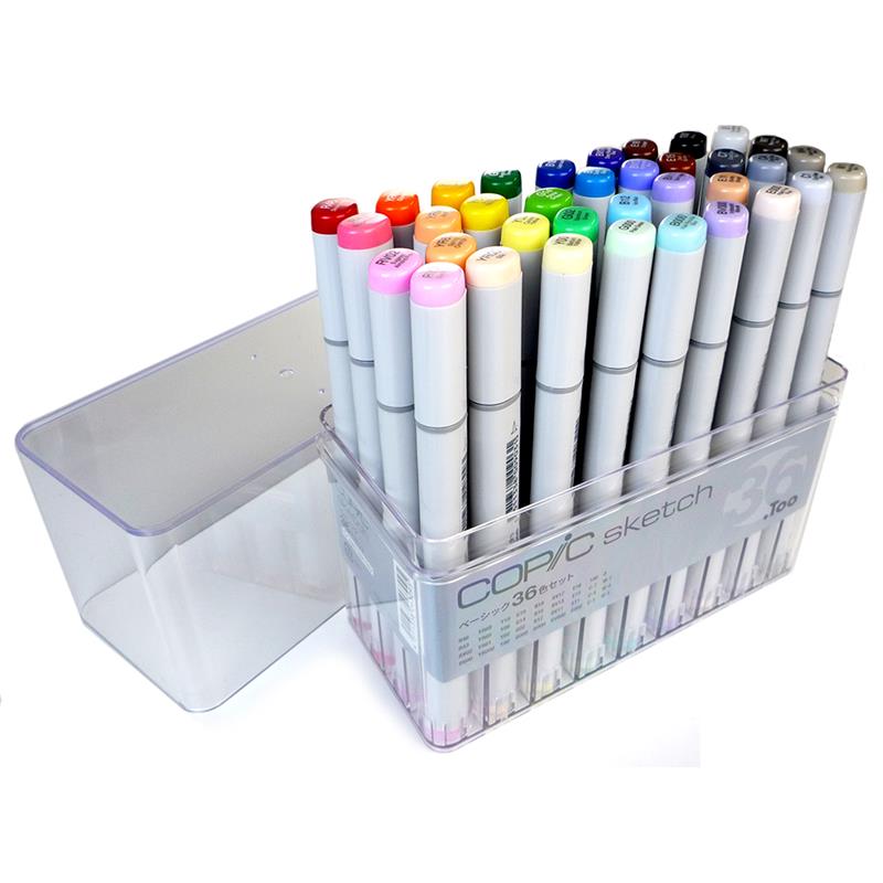 コピック36色ペン置きケース参考書