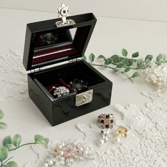 螺鈿の高級ジュエリーボックス小・韓国高級螺鈿宝石箱-牡丹 名刺入