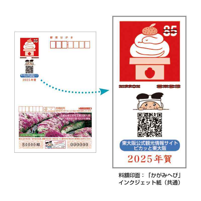 切手・趣味の通信販売｜スタマガネット 令和7年用 広告付年賀はがき