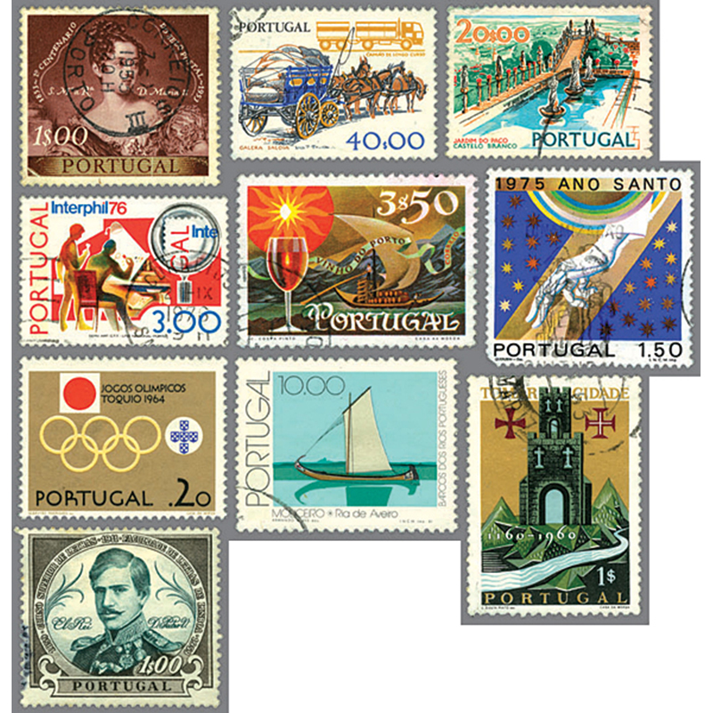 2698 外国切手 ポルトガル 子供の絵画 可愛いデザイン 3種完 未使用