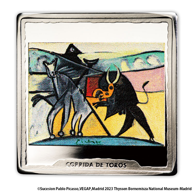 パブロピカソリトグラフ 傷ついた闘牛士1933 真正証明書付き