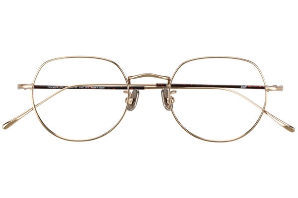 金縁メガネ MR21 TKJ KX522A 18金イエローゴールド ツーポイントメガネ