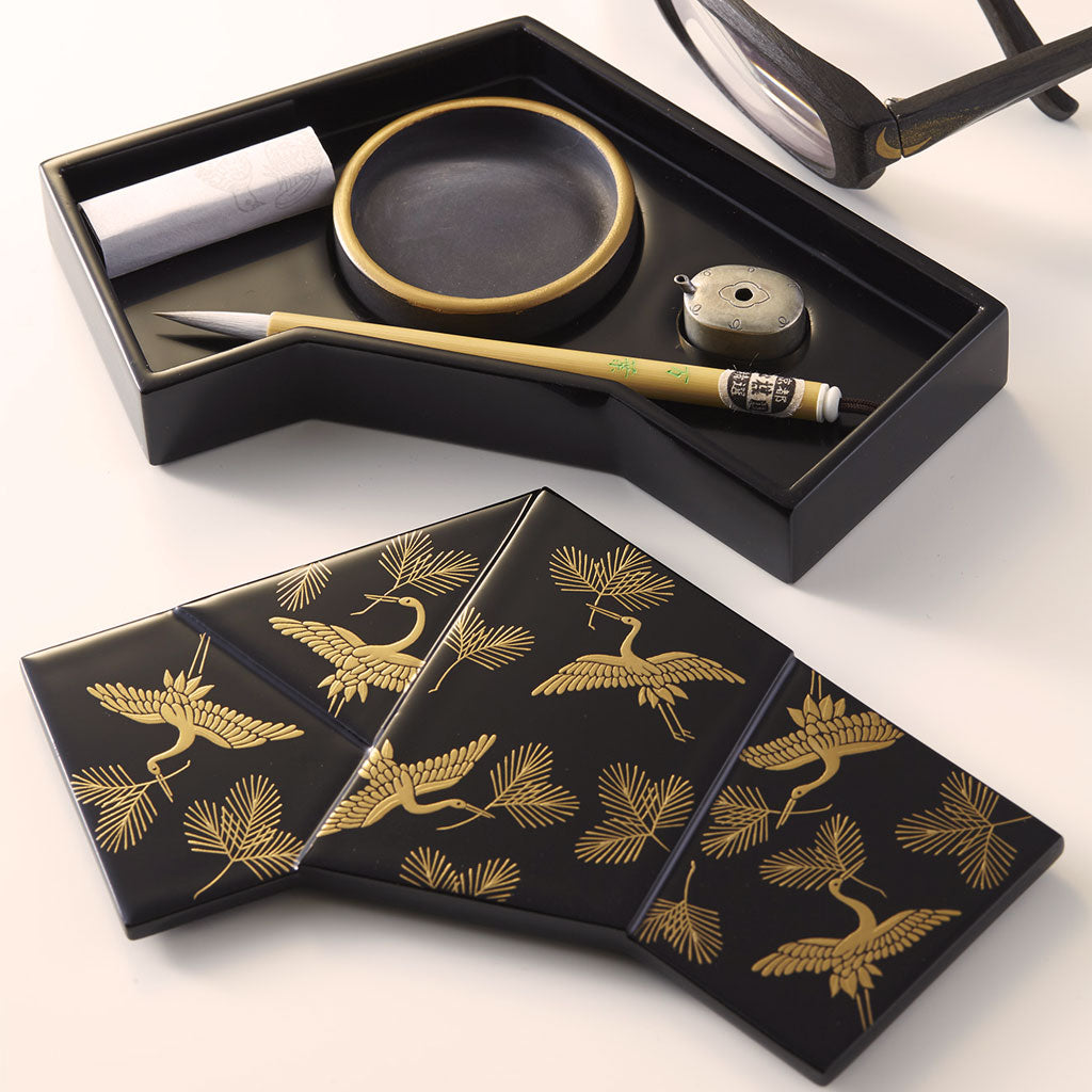 松喰鶴 結文形小硯 – 象彦 公式オンラインショップ