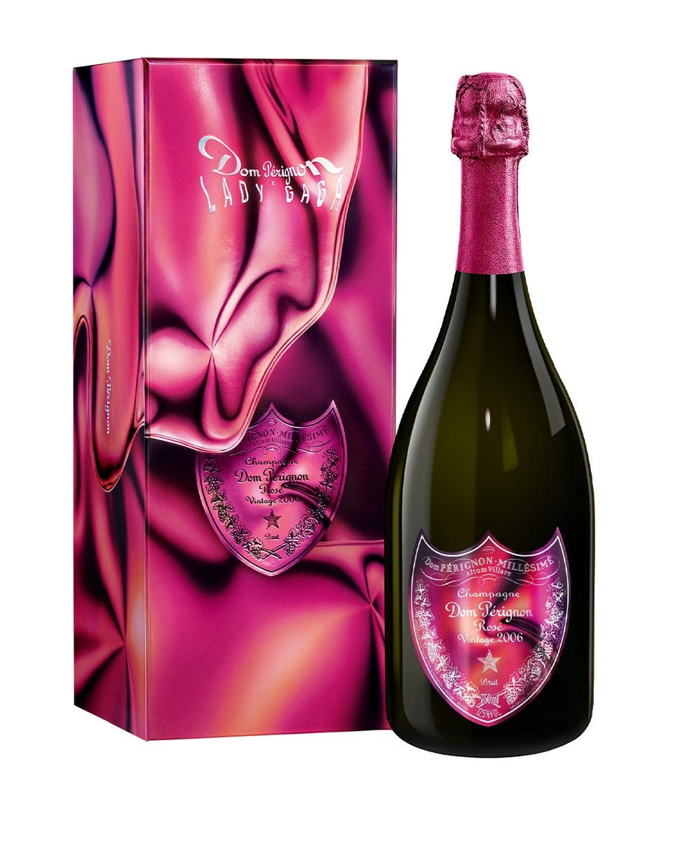 ドンペリRosé 2008 Lady Gaga Edition Dom Perignon Rose Lady Gaga