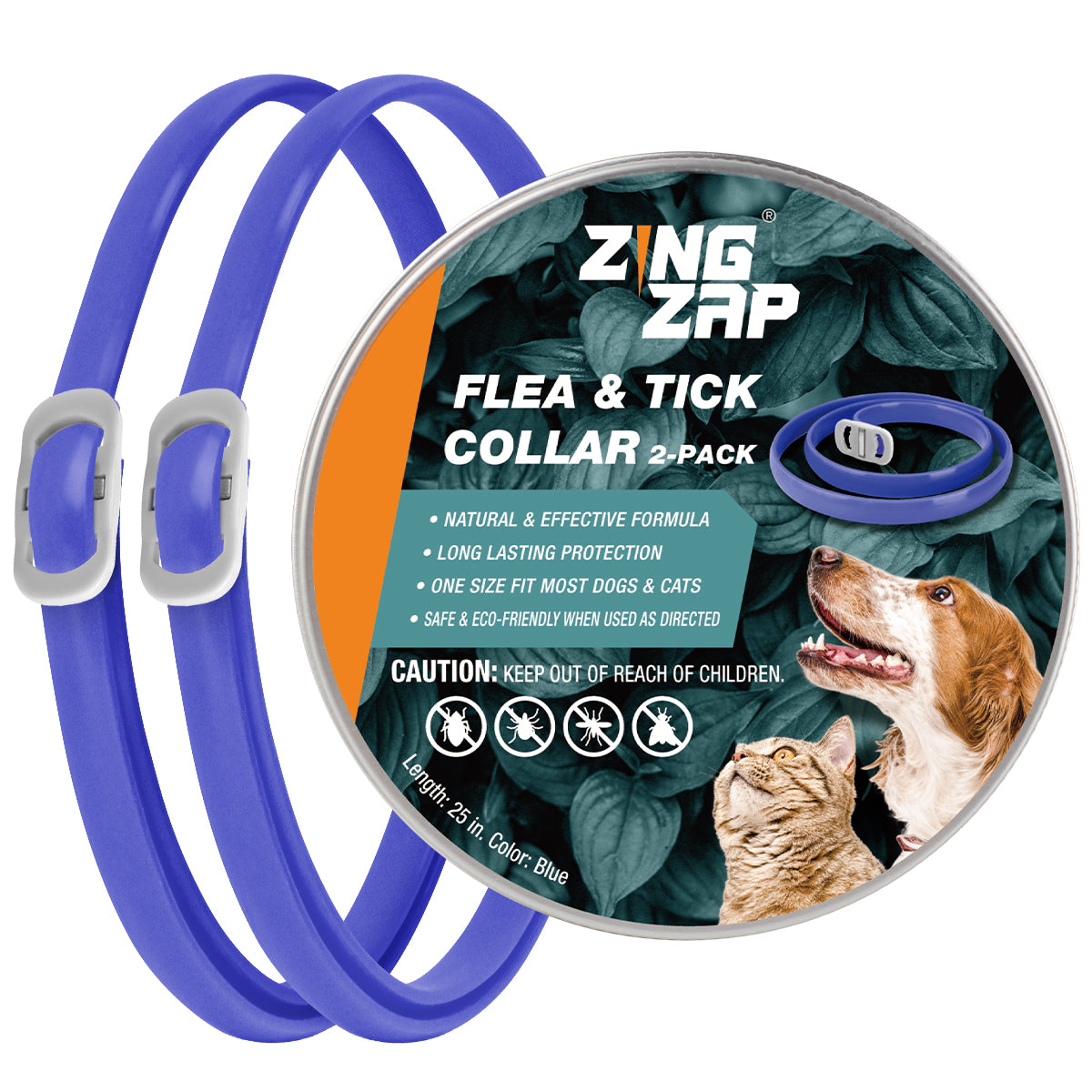 Flea & Tick Collar 2-Pack – ZingZapUSA