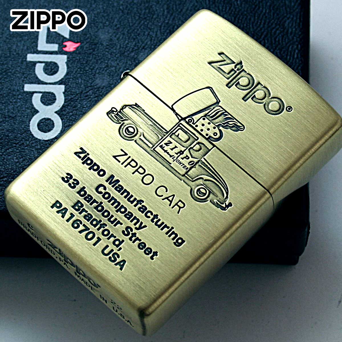Zippo ジッポー ジッポカー レトロ ブラス RETRO MOTIF Series BS