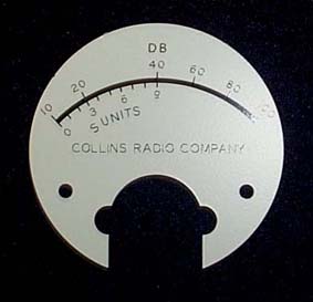 collinsコリンズ KWM2A用Sメーター米軍補修パーツ collinsコリンズ