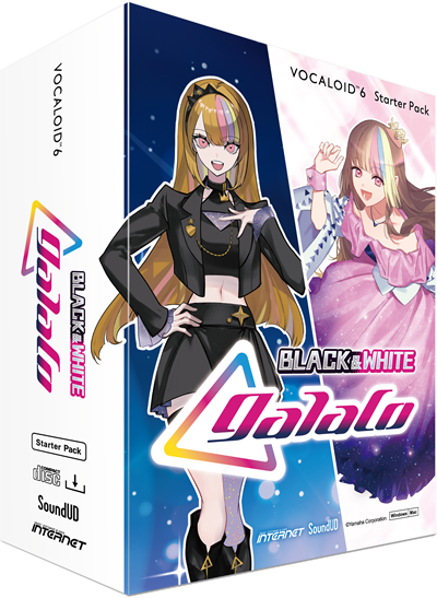 shop.ssw.jp 商品詳細｜VOCALOID6 Starter Pack galaco BLACK & WHITE