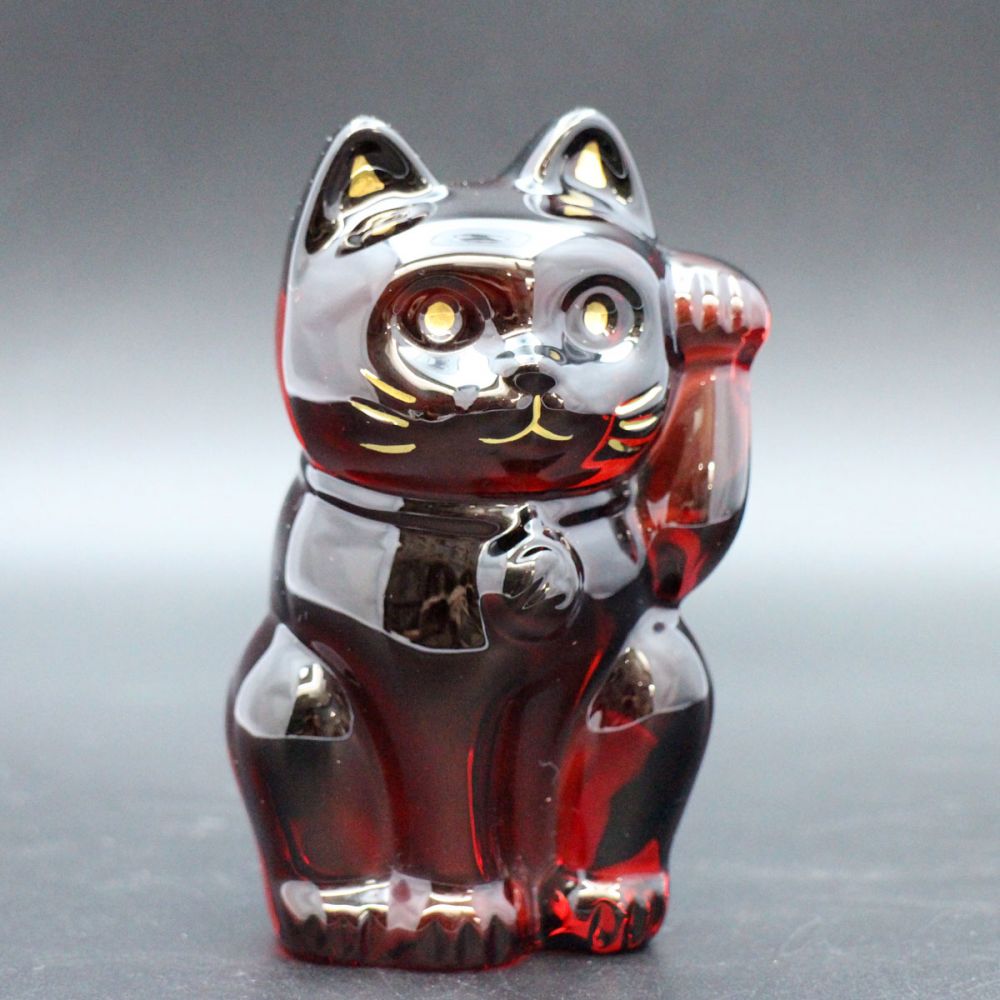 バカラ ウサギ フィギュリン 卯年 オブジェ 赤 Baccarat バカラ