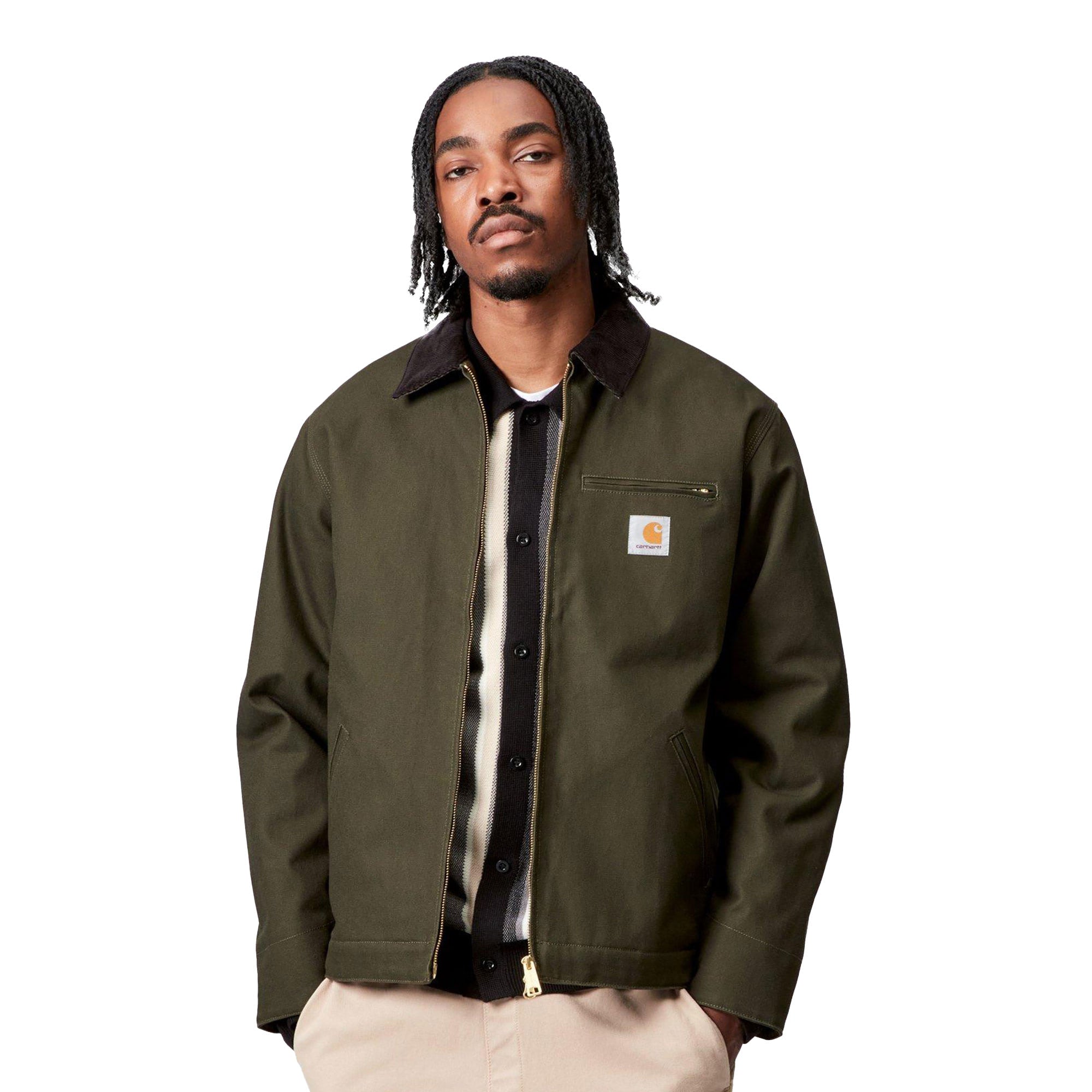 Carhartt WIP Detroit Jacket Olive/Black rigid – XTREME