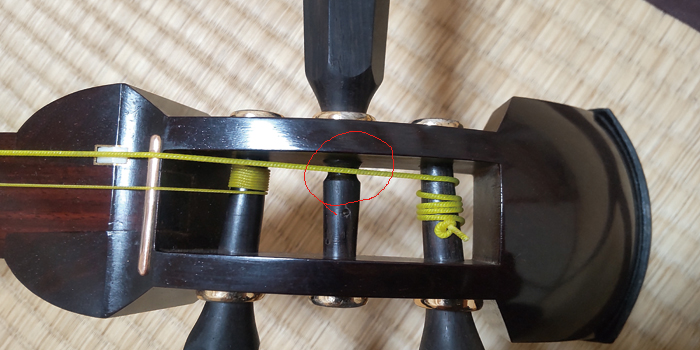 新品】三味線用部品糸巻金具福林合金5セット