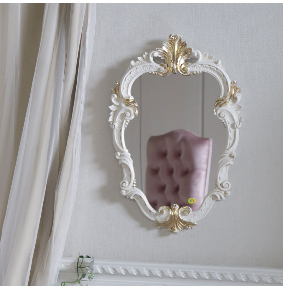 イタリア製 ウォールミラー 壁掛け鏡 ヴィクトリアン｜おしゃれ