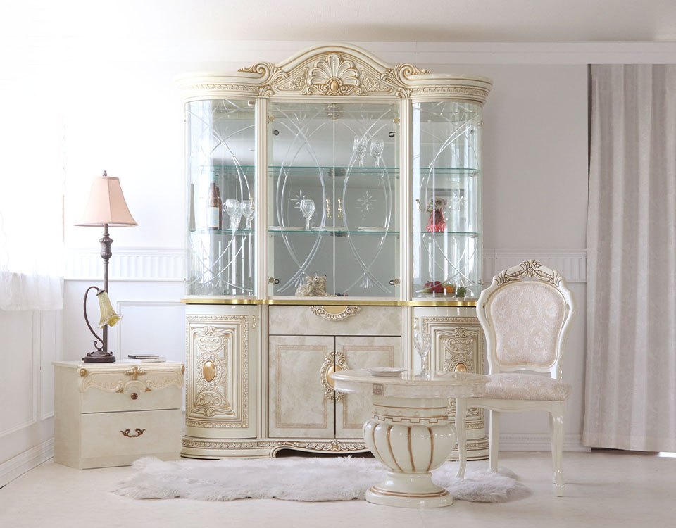 要問合わせ♥️ヨーロピアン♥️エレガントショーケース家具ブラウン