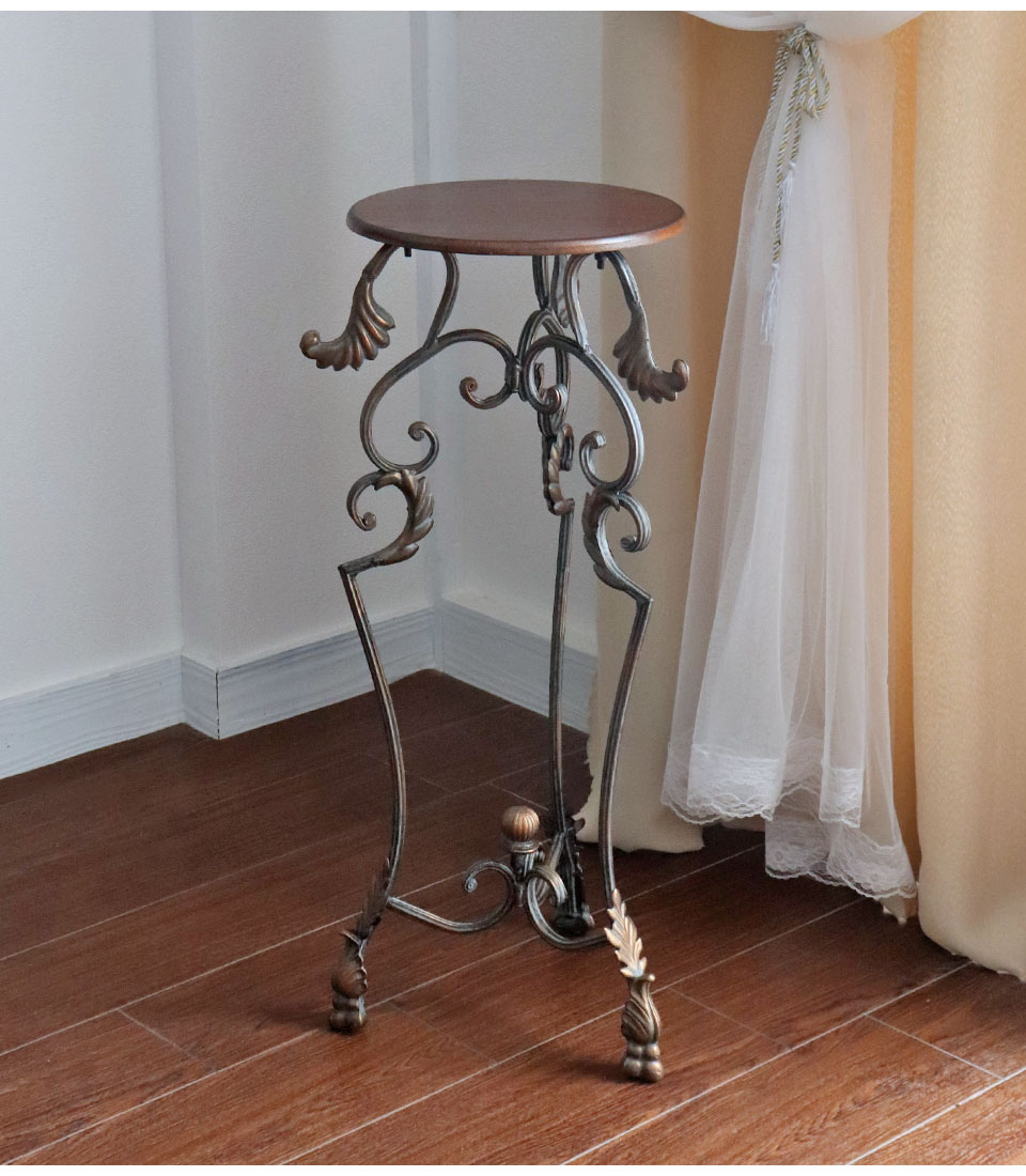 アンティーク木製サイドテーブル花台カフェ古民家 【公式通販】