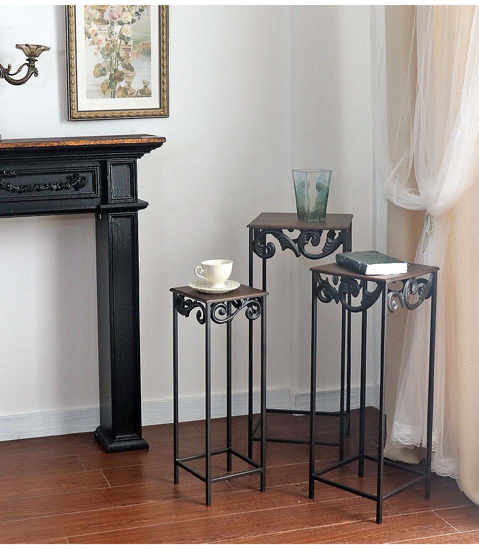 アクリル ネストテーブル 3台セット ミッドセンチュリー スペース