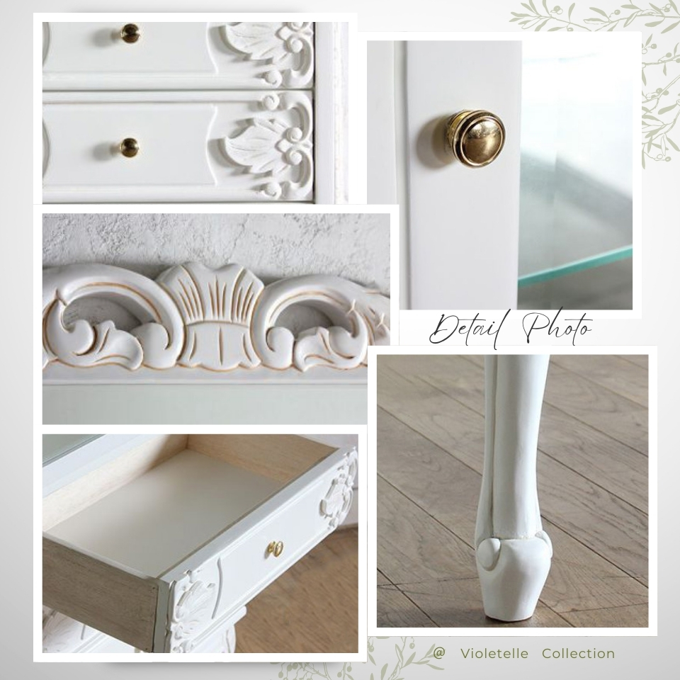 姫系家具 ヴィオレッタ・ネストテーブル3Pセット｜Y-KAGU(輸入家具屋