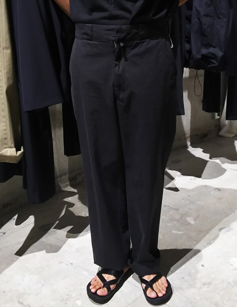 COMOLI コットンギャバ ウォッシュドパンツ | 大阪心斎橋のメンズ洋服