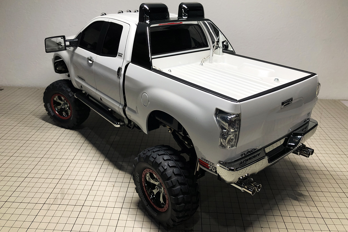 タミヤタンドラカスタム 実車北米トヨタカラー3Q3ウレタン塗装INJORA