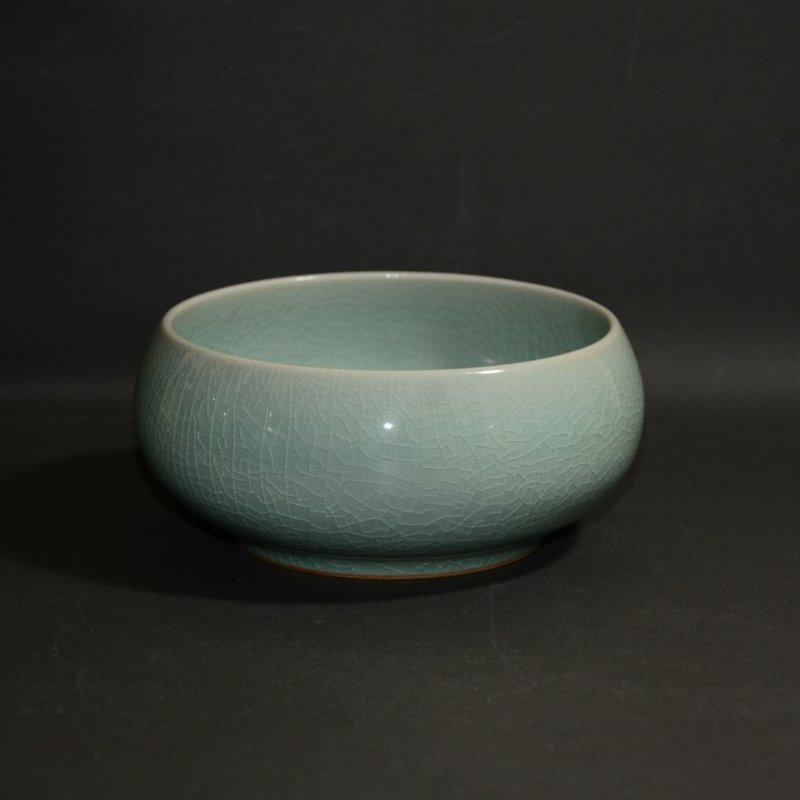 高麗青磁皆具 如泉窯 茶道具 李連休作 古物 15000円 美術工芸備前 和