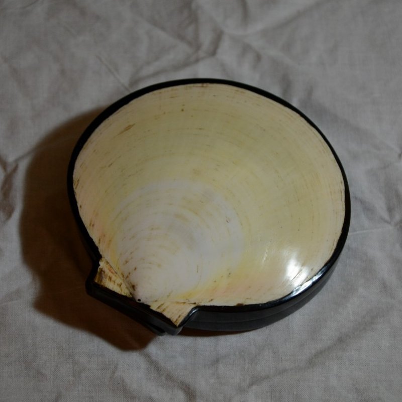 日月香合 裏千家 井口海仙箱書・花押 美術工芸備前 和食器と茶道具の