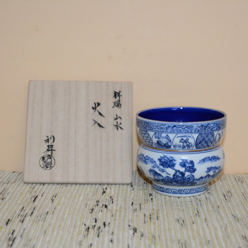 茶碗□古古曽部 御本立鶴 ？義製 銀継ぎ直し有 江戸期 お茶道具 時代物