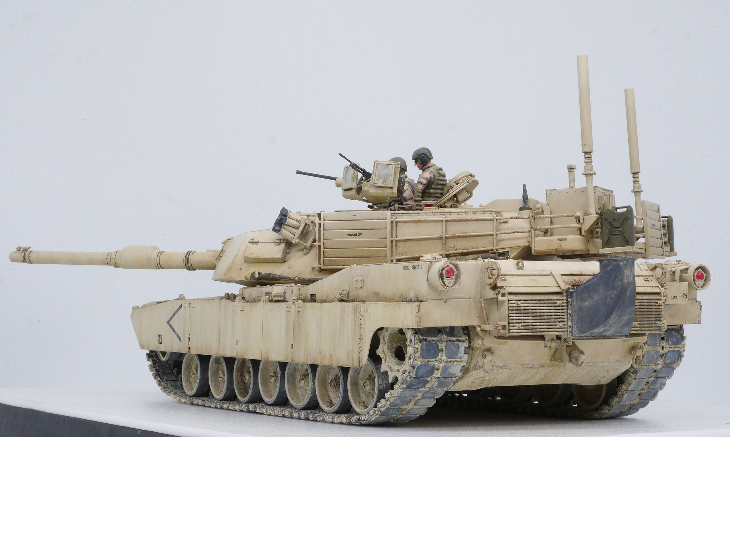 制作依頼品 1/35 MENG M1A1 Abrams モンモデル M1A1 エイブラムス