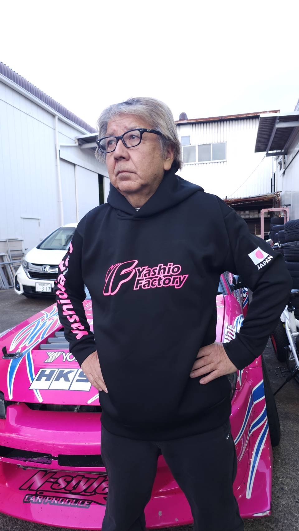 2026 YASHIO FACTORY WTAC Neon Pink Hoodie - ヤシオファクトリー