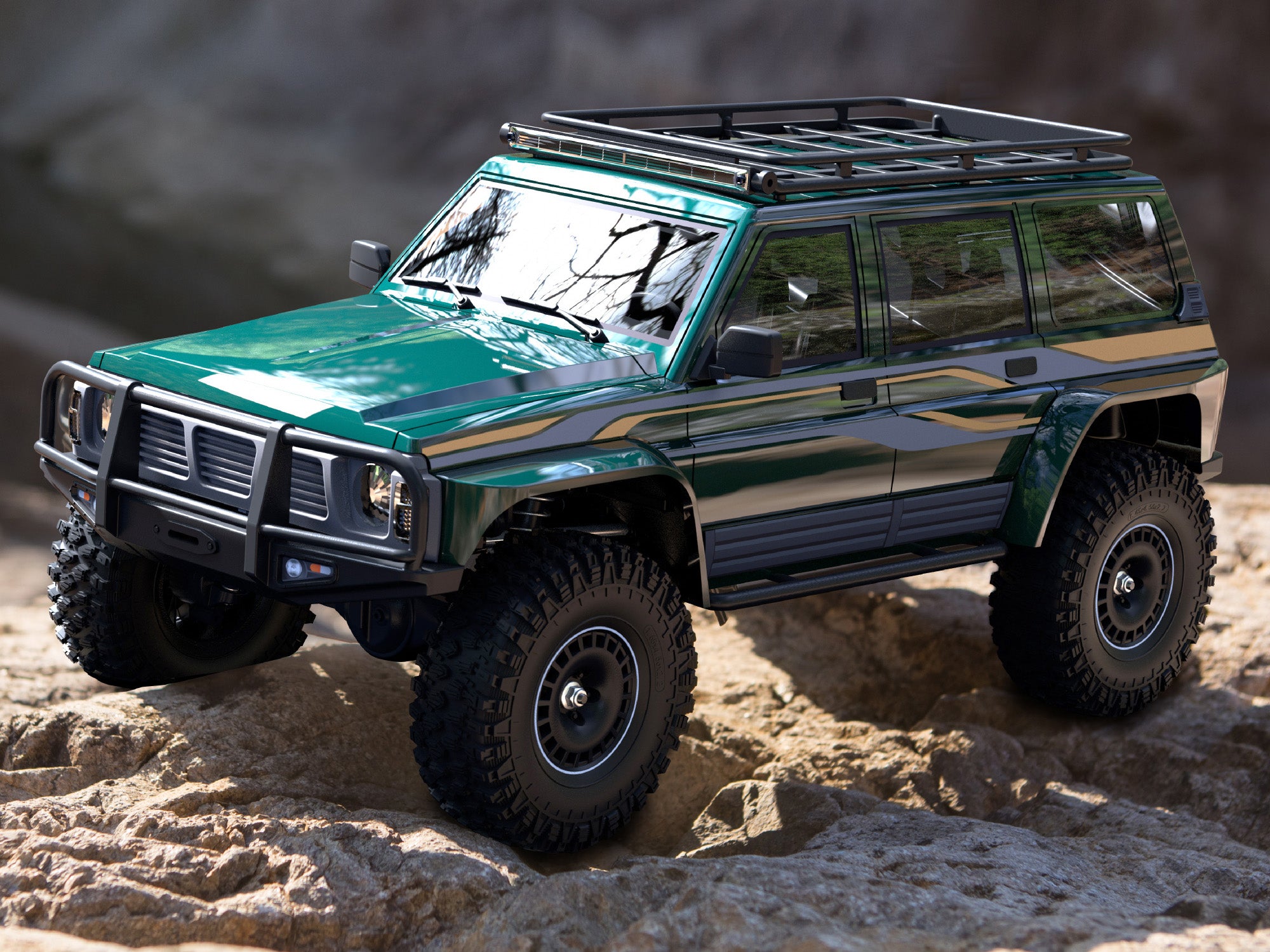 YIKONG YK4107 1/10 4WD RCクローラー 日産 NISSAN 新製品】YIKONG