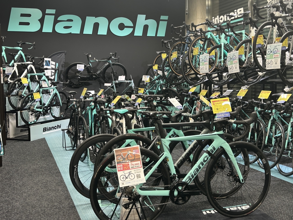 BIANCHI】まだチェレステのOLTRE RACE全サイズ揃ってます！！ | 東海