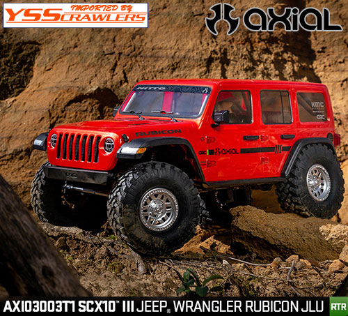 Axial SCX10 III ジープ JL アンリミテッド ルビコンRTR！[オレンジ