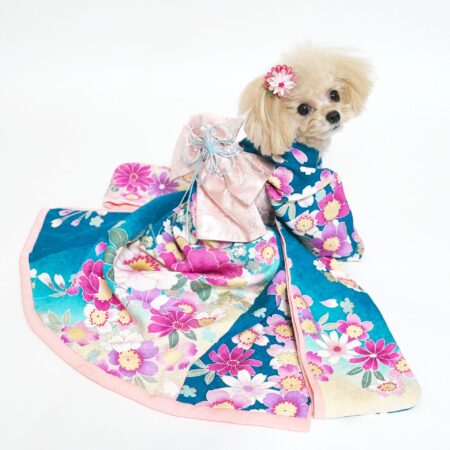 犬猫服1点限り お引きずりの大振袖SSサイズ oh-60 | 犬服・猫ペット服