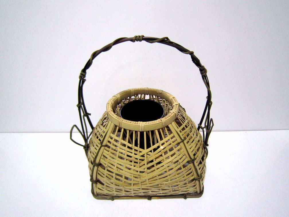 本宗全籠（白） - 花器ギャラリー 裕器 (ゆうき）