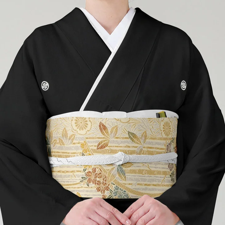 正絹 振袖 フルセット 黒無地 モノトーン 漆黒M〜Lサイズ 専用ページ