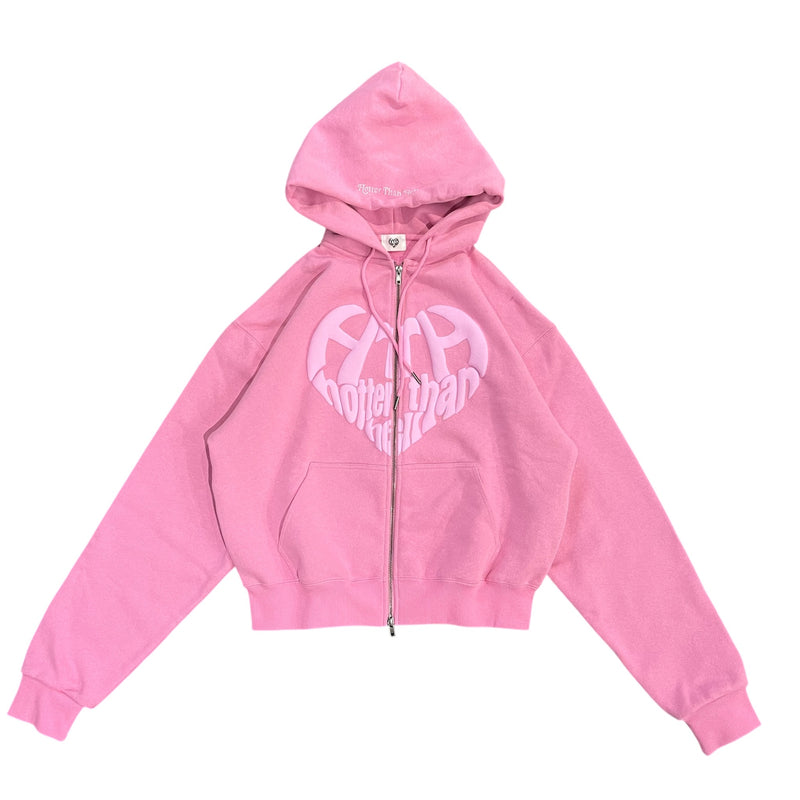 heart logo zip hoodie – YZ