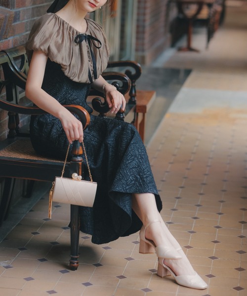 Dorry Doll（ドリードール） ドレス マルチケープジャガードドレス