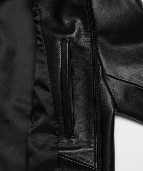 VANQUISH（ヴァンキッシュ） 革ジャン ライダース カウレザー シングル