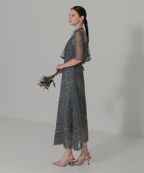 Leja（レジャ） ドレス 「LEJA」フロントオープンバックプリーツ