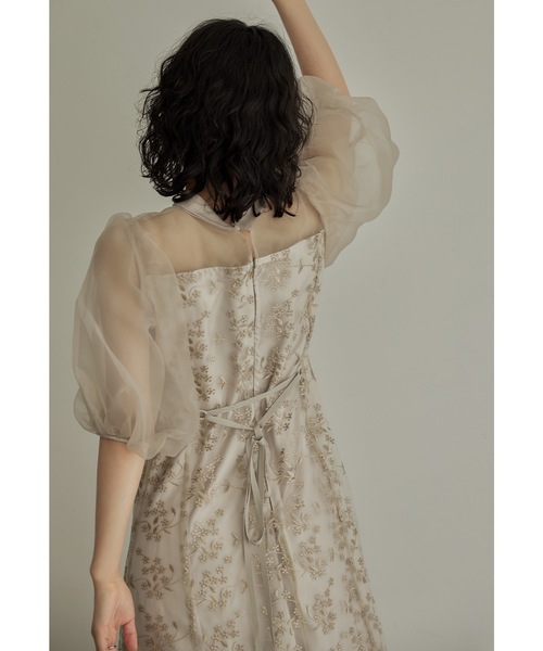 niana（ニアナ） ドレス 「低身長用サイズあり」オーガンジー