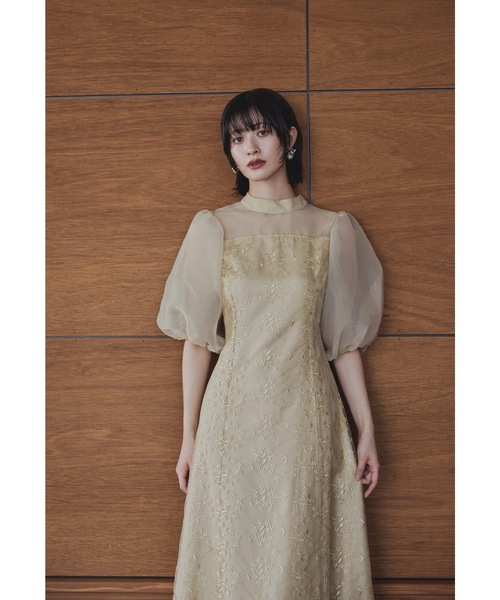 niana（ニアナ） ドレス 「低身長用サイズあり」オーガンジー