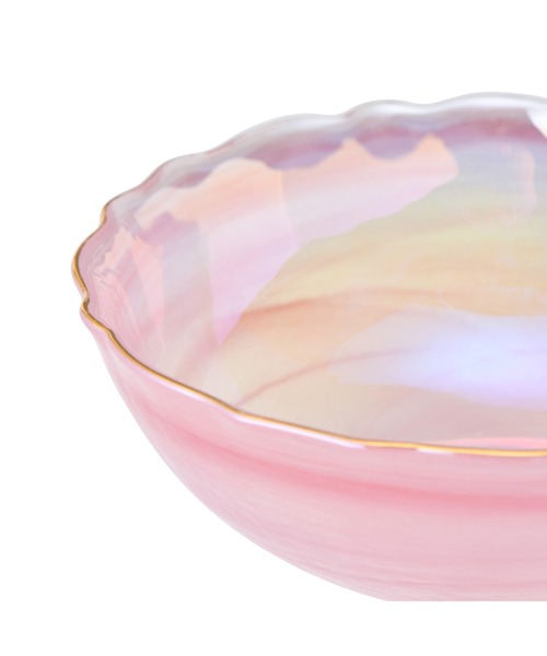 Francfranc（フランフラン） 食器 マーブル ガラスボウル ピンク