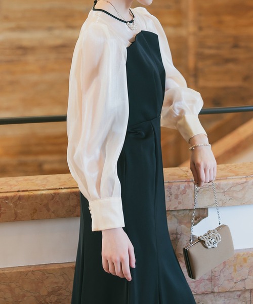 Dorry Doll（ドリードール） ドレス ドットスリーブマーメイドドレス