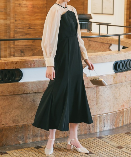 Dorry Doll（ドリードール） ドレス ドットスリーブマーメイドドレス