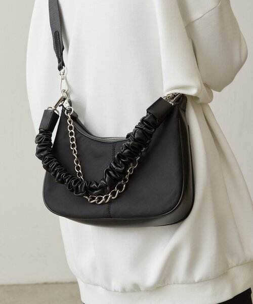 Lui's（ルイス） ショルダーバッグ シンセティックレザーナイロン