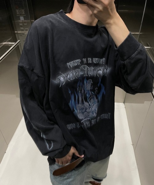 MASONPRINCE tシャツ ビッグシルエットヴィンテージ加工MPオリジナル