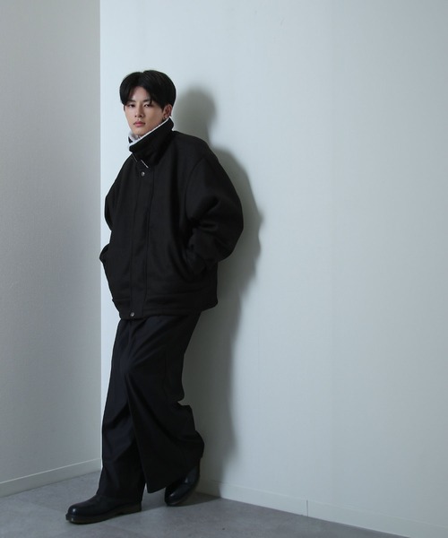 Nilway（ニルウェイ） ブルゾン アウター 裏ボアウールライクスタンド