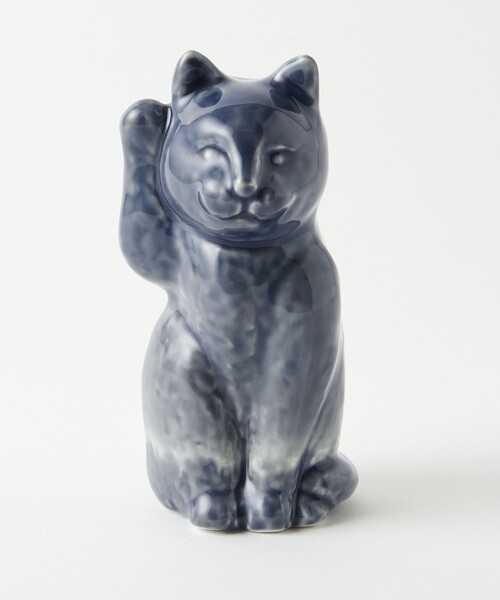 LOEFF（ロエフ） インテリア 「井上祐希 for LOEFF」灰青 招き猫6号