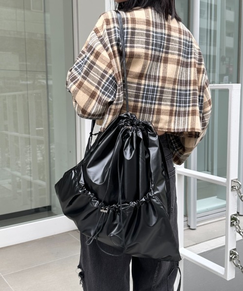 CLEA デイバック リュック メタリックドロストナップザック/リュック