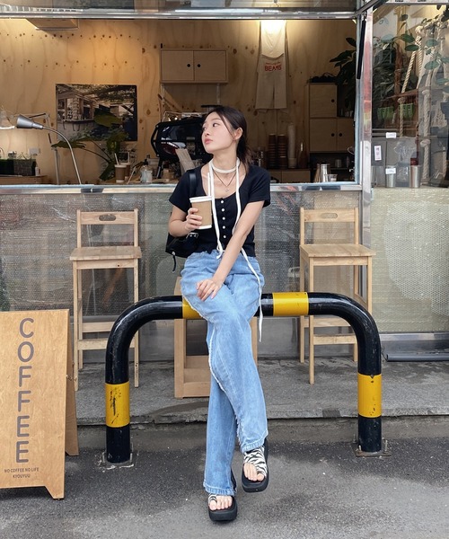 by muni:r ジーンズ デニム デニムパンツ 「お気に入り登録数5.3万突破